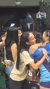 1M views · 8.8K reactions | Once a Falcon, always a Falcon!  Farm Fresh Foxies' Trisha Tubu and Ckyle Tagsip warmly supported their former UAAP team in the Adamson Lady Falcons against the Ateneo Blue Eagles, which served as their final #UAAPSeason86 match. | via Xander Lauren Cipriano/One Sports Digital #OSOnTheSpot #UAAPonOneSports #FuelingTheFuture | One Sports | Facebook
