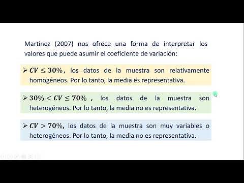 Coeficiente de Variación