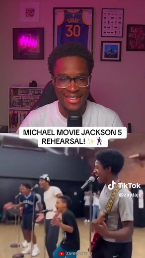 Part 10 | More behind-the-scenes videos are dropping from MICHAEL and this time there’s a new look at the Jackson 5 rehearsing Stand! ✨ What do you think of this BTS look? Let me know in the comments down below! ⬇️ #michaelmovie #michaeljackson #movies #mj #kingofpop