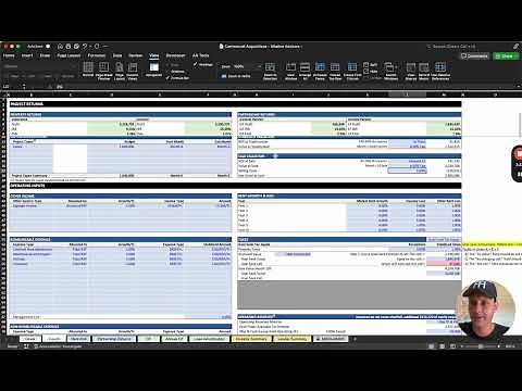 Commercial Real Estate Financial Model - Acquisition