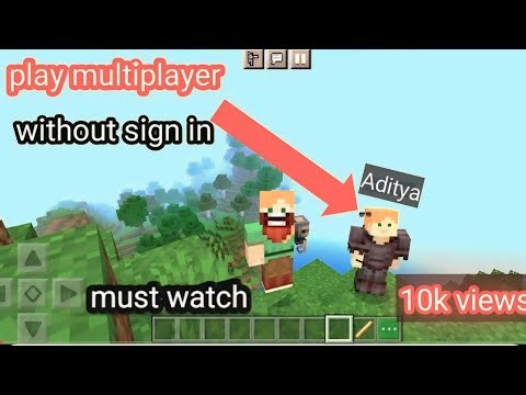 How to play multiplayer in Minecraft without sign in 🤯 (Hindi)