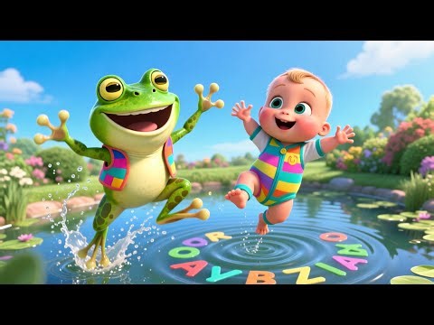 Frog’s ABC Pond Hop 🐸🌿 | Learn ABC for Kids | Fun Alphabet Learning Adventure