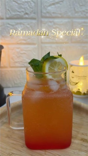 Refreshing drink for Iftar|مشروب سهل ومنعش للإفطار 🍹#shorts#iftarspecial #iftar#arabic#viralvideo