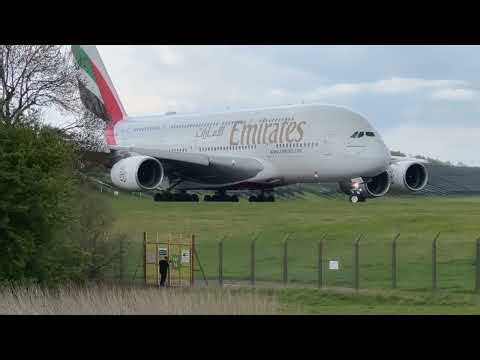 A380 - Most ICONIC PLANE - Epic view on Runway to Take off