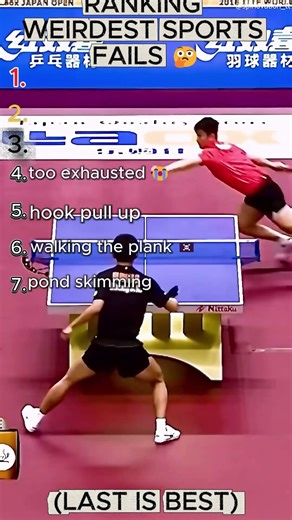 RANKING TOP 7 WEIRDEST SPORTS MOMENTS 🤯 #weirdsports #sportmoments #funnysports #sportsfails #fails