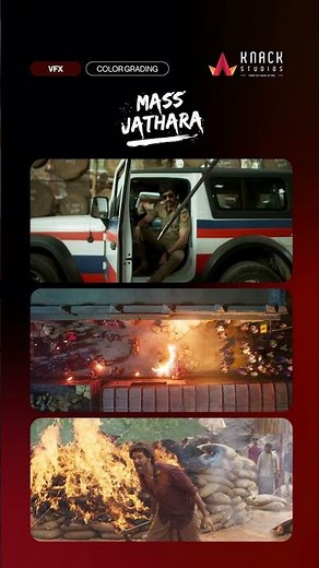 Mass Jathara VFX Breakdown | Behind The Scenes Visual Effects