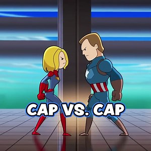399K views · 11K reactions | Captain America Vs. Captain Marvel! | Cartoon Hooligans | Facebook