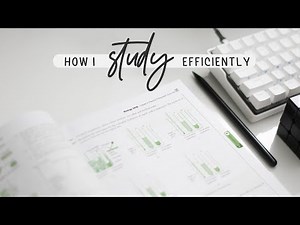 how i study efficiently + 5 useful study tips ft. soomus