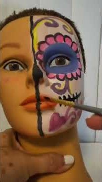 DIY SUGAR SKULL Face Painting CREATIVE-LETY