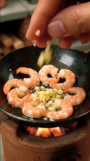 Watch These Tiny Shrimp Transform in Seconds! 🍤🤯🔥