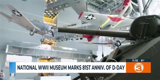 National WWII Museum marks 81st anniversary of D-Day