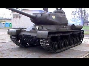 Czołg IS-2 - pierwsza testowa jazda / IS-2 tank - test drive