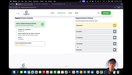 𝗦𝘆𝘀𝘁𝗲𝗺 𝗖𝗮𝗮𝘄𝗶𝘆𝗲 | 𝗔𝗽𝗽𝗼𝗶𝗻𝘁𝗺𝗲𝗻𝘁 ‎Arday Hadda Si Fudud ayad Balan U Qabsan Kartaa Si laga Caawiyo Loona Xaliyo Cilladaha ku Heysto. ‎ "‎𝑯𝒂𝒅𝒅𝒂 𝑫𝒂𝒂𝒘𝒐 𝑴𝒖𝒒𝒂𝒂𝒍𝒌𝒂 𝑯𝒐𝒐𝒔𝒆" 👇🏻 "‎𝑴𝒂𝒉𝒂𝒅𝒔𝒂𝒏𝒊𝒅." | JUTSA - Jamhuriya University Technology Students Association