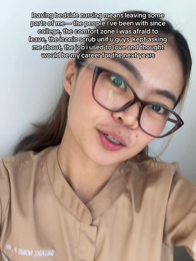 you can always reinvent & reroute your life. sometimes what scares us the most can also give us the most beautiful things. #bedside #fyp #nursing #nurse #nurseoftiktok #softnursing