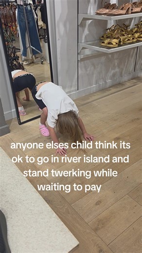 Child's Fun Twerking Moment in River Island
