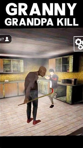 Granny multiplayer gameplay 📈📈#shorts