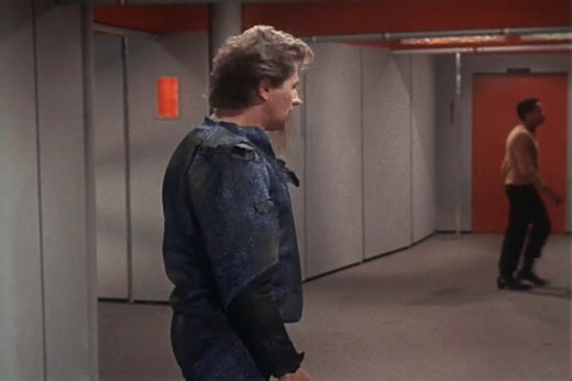 Starfleet Records. Starfleet Personnel: James T. Kirk, Captain of the USS Enterprise NCC-1701. Beings of matter and antimatter at the same time and place. Stardate: 3087.6-3088.7 (2267) Lazarus appears different after fighting the being he wishes to annihilate. McCoy mentions this phenomenon to Captain Kirk. Spock still has no logical explanation to unravel the mystery of the phenomena that have affected the planet and that part of the galaxy. Lazarus, while intermittently fighting the other bei