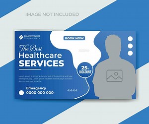 Download Medical healthcare youtube thumbnail template or web video thumbnail design for free