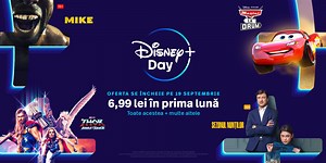 Disney  Day vine cu noi filme și seriale plus o ofertă de neratat: prima lună de Disney  la doar 6.99 lei