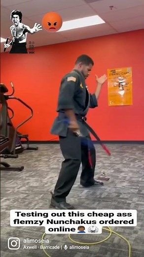 Cheap Nunchukas. #karate #weapons #nunchaku #fight #kungfu #review