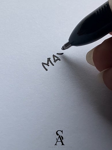 Creative Signature Ideas for the Name Maya
