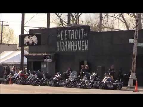 Motorcycle Club Celebrates Spring In Detroit