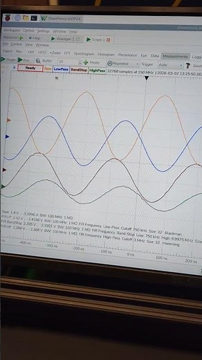 Analog Discovery Pro 2440 at NI Connect - Filter Sweep #shorts #electricalengineering #analog