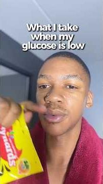 How to treat low glucose #diabetesawareness #diabetessouthafrica