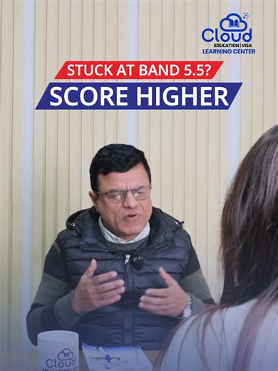 📉 Stuck at 5.5 in IELTS? It’s frustrating, but it doesn’t have to stay that way. With Mr. Manish Koirala, our expert instructor, you’ll learn the exact strategies to fix common mistakes, boost your skills, and finally reach your target score. Every section - reading, writing, speaking, and listening - will be covered with tips that actually work. 💡 📩 Don’t let a band hold you back. Take charge and achieve your dream IELTS score! #CloudLearningCenter #StudyAbroadJourney #StudyAbroad #englishle