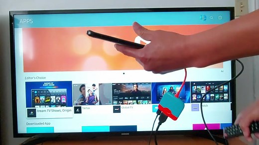 How to cast a phone to any television with USB to HDMI adapter - screen mirror smart & non-smart TV #chromecast #screenmiroring #tvtech #phonetech #fyp #youtube