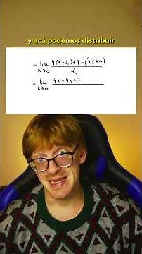 Así se calcula una derivada por definición: #matematicas #profedemate