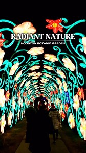 Radiant Nature is now open at Houston Botanic Garden with 50 large-scaled Chinese lantern installations along with illuminated interactive swings, seesaws, as well as an immersive, walk-in kaleidoscope, on top of numerous other photo-ops!🐲✨https://bit.ly/radiant-hbg⁠ 📸@instagram.com/onehungryasiangirl | Secret Houston
