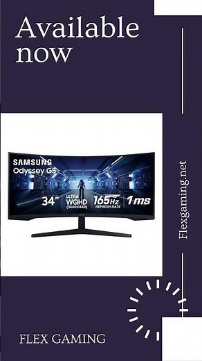 Samsung Odyssey G5 34" Ultrawide Curved Gaming Monitor