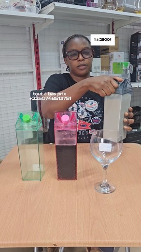 404K views · 3.1K reactions | Bouteille 1 Litres en plexiglas Prix=== 2500 l'unité Commandez en inbox ou au 48 51 37 51 | Tout à bas prix | Facebook