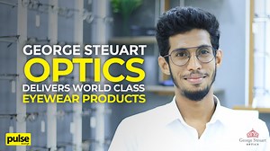 8.6K views · 16 reactions | George Steuart Optics, a direct subsidiary of George Steuart & Company, has launched a project to distribute the latest eyewear products to leading opticians in Sri Lanka. The Managing Director of SPECS Eyewear spoke to Pulse regarding the importance of and opportunities presented by Steuart lenses. Continue watching for the full video! | Pulse | Facebook