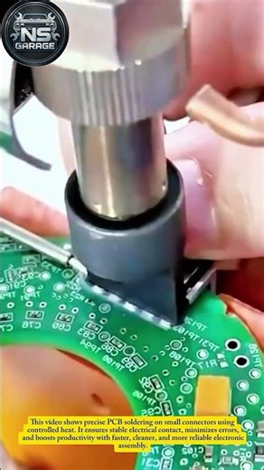 Precision PCB Soldering | Clean Micro Electronics Repair Process#engineering #shorts #usa