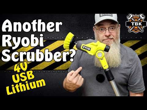 Another Ryobi Scrubber... Is the 4V USB Lithium One Actually Worth It? 🤔
