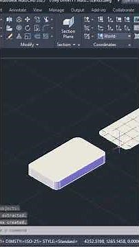 17. How to Region, Subtract and Extrude in AutoCAD