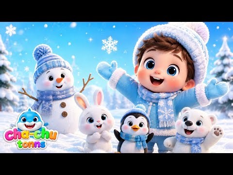 Little Snowflake Song ❄️ | Winter Nursery Rhymes & Kids Songs | Snowman Song for Babies