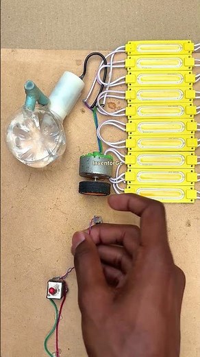 Dc_Motor Ten LED Lights & Mini water Pump Powering with Cheap Drone Motor #dronemotor #dcmotor