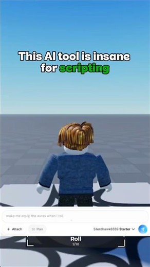 easy scripting using this ai tool #robloxdev #roblox