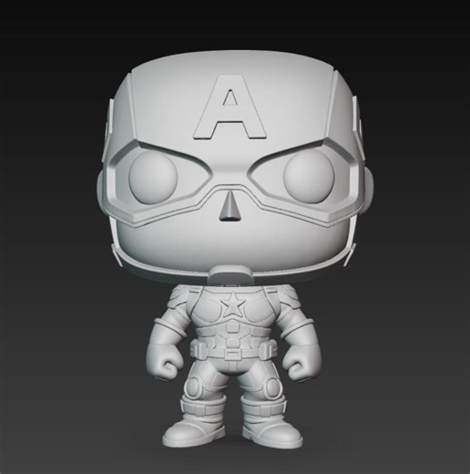 Captain America 3D Model File : Steve Rogers Chibi STL File , Avengers 3D Model, Avengers Statue Model, Superhero Statue File , - Etsy