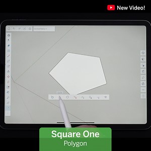 We're working our way through showing you all the tools on SketchUp for iPad, and today we look at the Polygon tool. If this series is useful to you, don't forget to subscribe to us on youtube to get notified when we drop new educational videos! https://youtu.be/nQzeqoEiNEQ | SketchUp