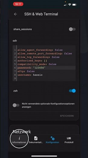 SSH Add on auf Home Assistant installieren