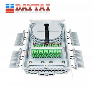 [Hot Item] 2 Inlet 24 Outlet Nap Box Fiber Optic Junction Box 24 Core FTTH Fiber Optic Distribution Box