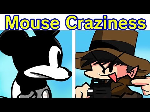 Friday Night Funkin' VS Mickey Mouse Craziness Injection FULL Week DEMO + Cutscenes (FNF Mod) Horror