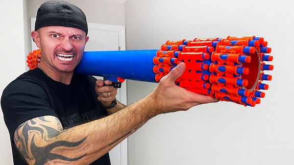 Ultimate X-Shot Thunderdome: Epic father vs son toy blaster battle!