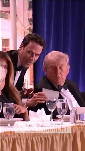 Trump STAYS SEATED As Shots Ring Out at WHCD