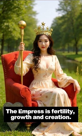 The Empress Tarot Card Explained for Beginners 🌹 #shorts