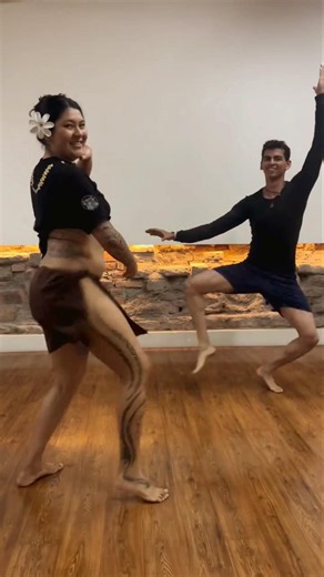 Tahitian Dance Practice 🔥 Amazing Island Dance Performance | Cultural Dance Duo